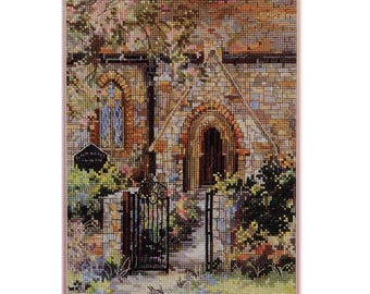 Sanctuary cross stitch chart PDF download - Large Print edition