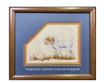 English Setter Puppy Cross Stitch chart download