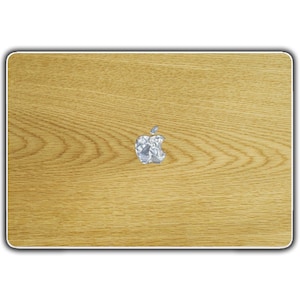 Étui de protection pour MacBook, placage de bois véritable de chêne pour Apple Mac toutes les séries - Silicone pour Mac M1 M2 en racine de noyer - Housse pour Mac, Macbook Pro