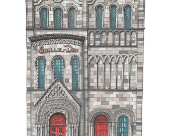 Ghillie Dhu, Edinburgh - Signed prints of this hand drawn original artwork by Steven McClure