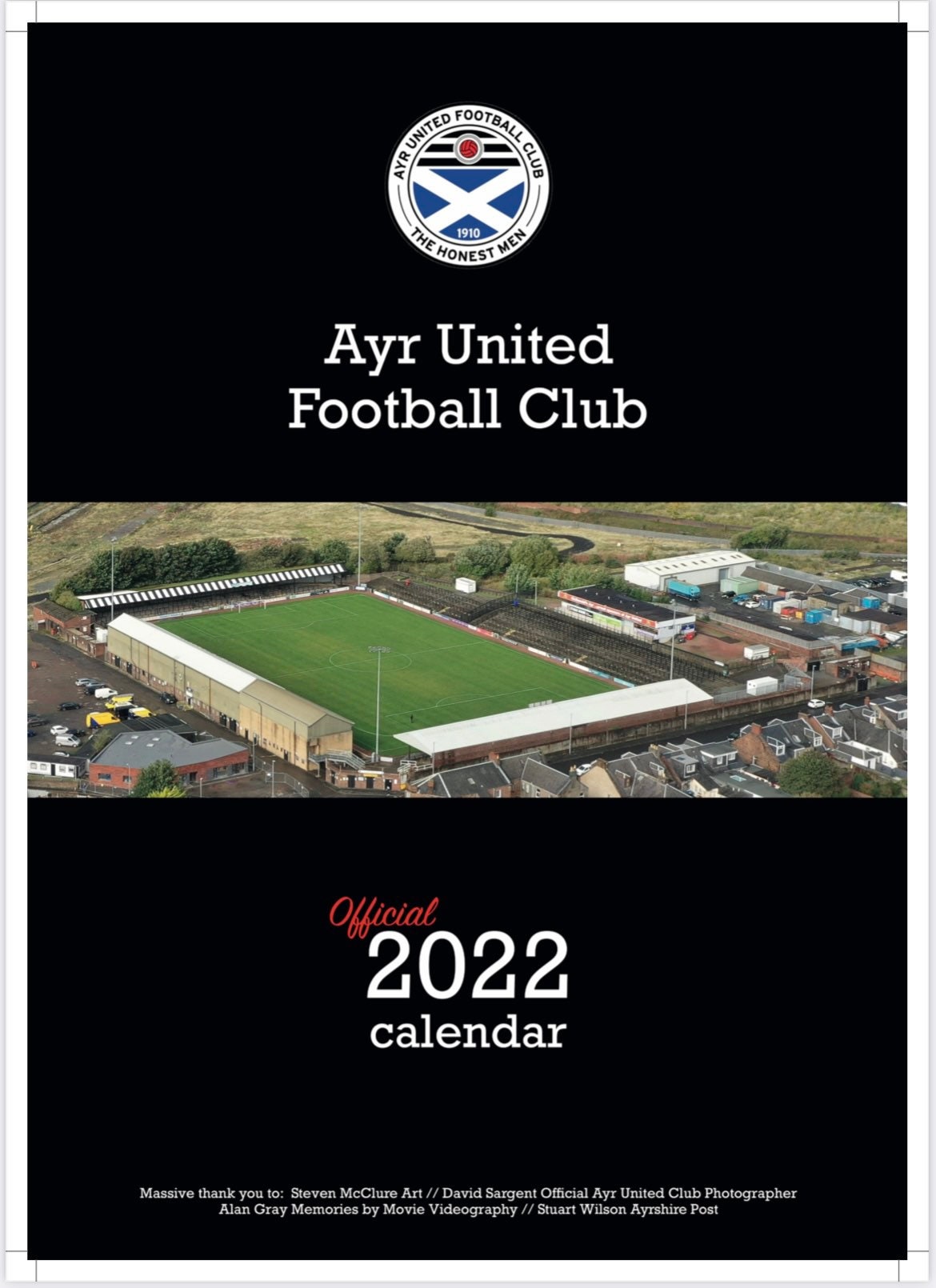 Una Calendar 2022 Ayr United Fc Official 2022 Calendar | Etsy