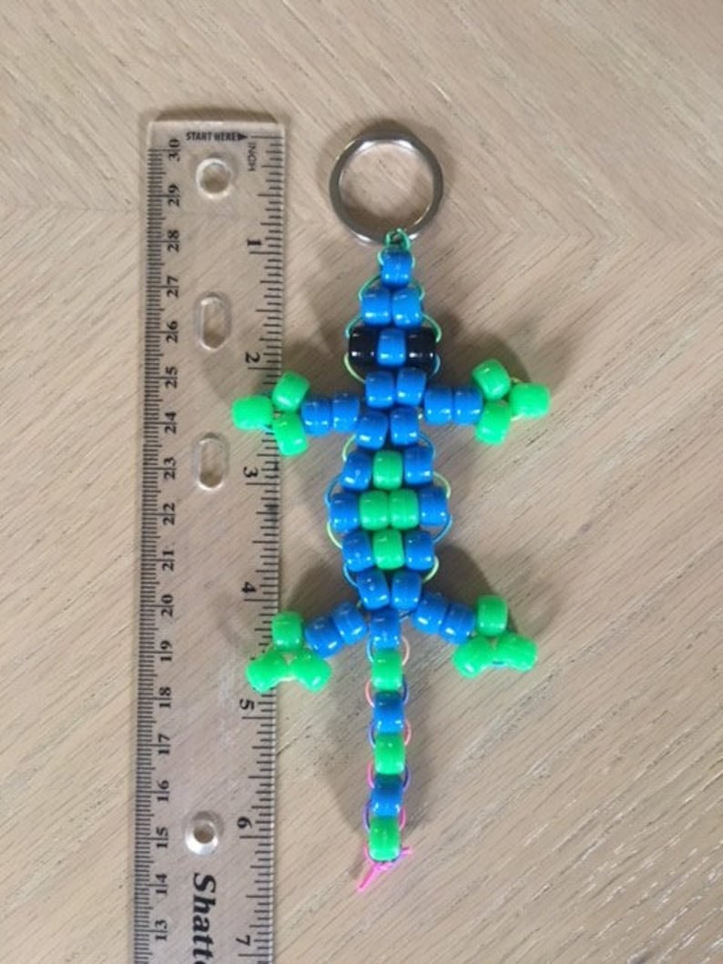 Bead Lizard Your New Friend Pony Bead Lizard Animal | Etsy