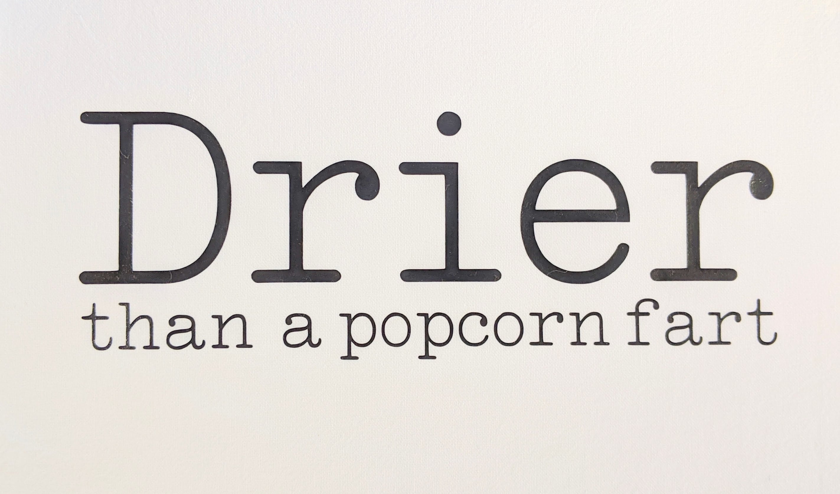 Drier Than a Popcorn Fart Funny Fart Tea Towel Perfect Gift. Etsy