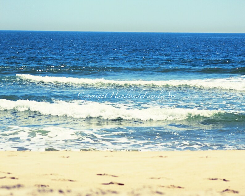 Digital Print Of The Beach On Long Beach Island New Jersey Ocean Beach Jersey Shore Waves Sand Summer Relax Zen Happy Place Lbi
