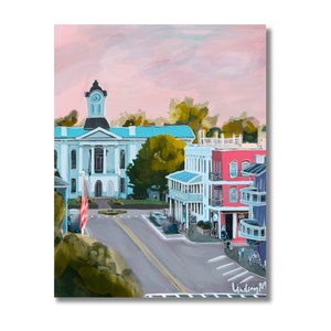 Oxford, Mississippi Square Art Print