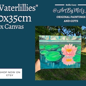 Waterlillies, Original Acrylic Painting