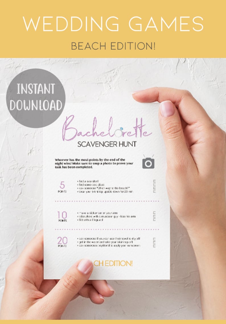 engagement party games bachelorette party printables wedding game printable bridal scavenger hunt scavenger hunt printable beach games degree21 home decor home living