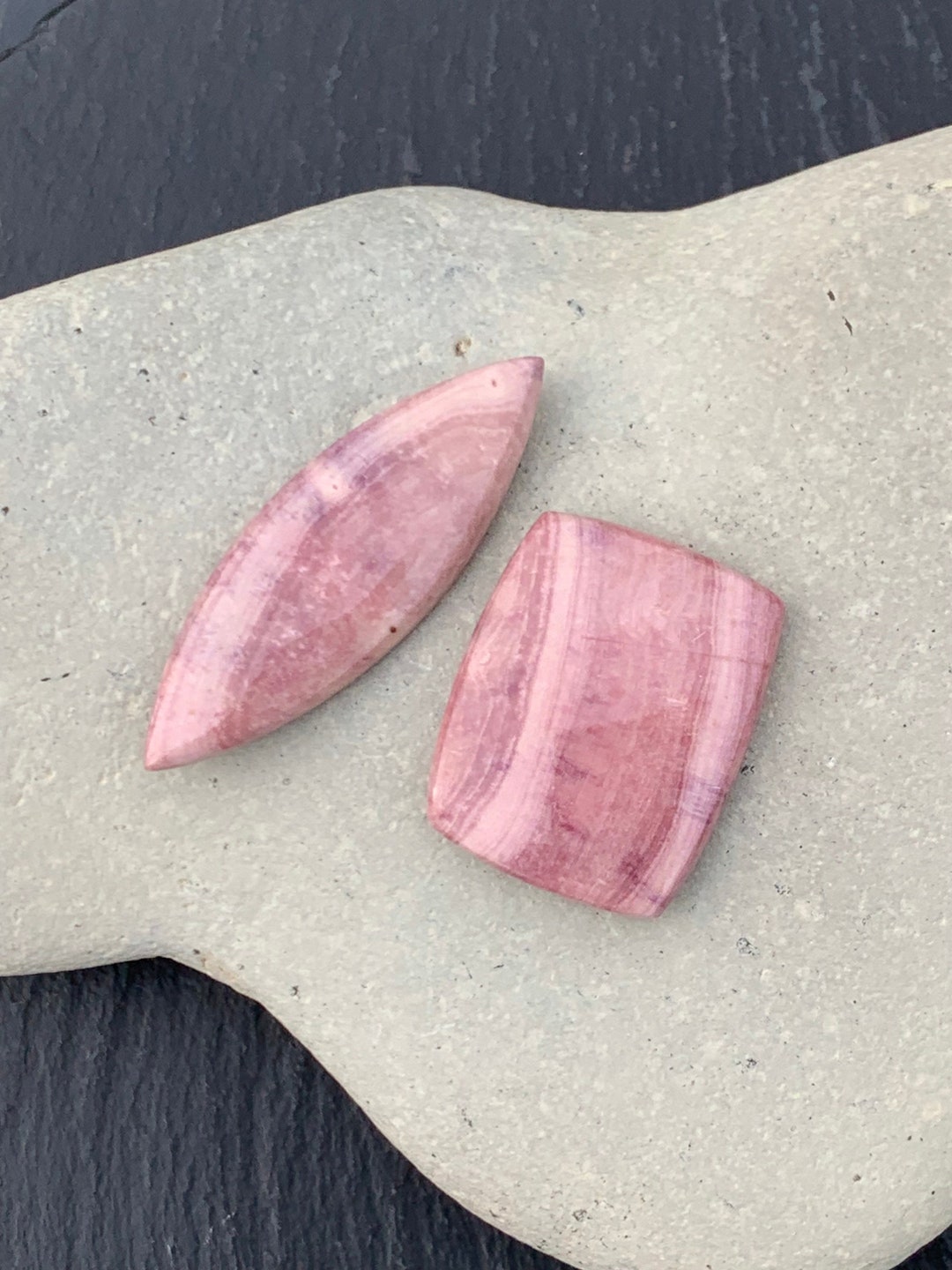 Beetroot Stone Cabochons, English Stromatolite, Hand Cut and Polished ...