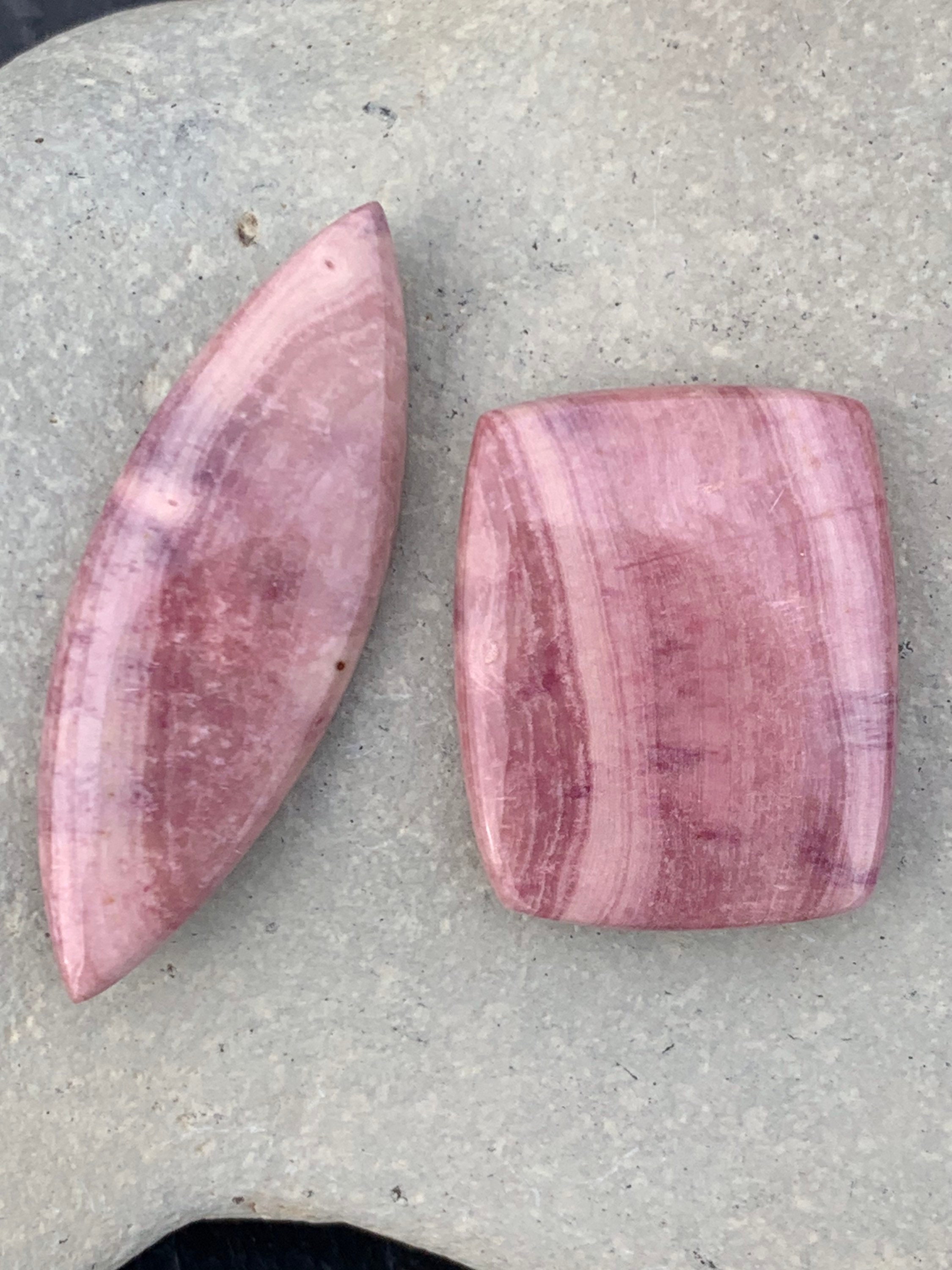 Beetroot Stone Cabochons, English Stromatolite, Hand Cut and Polished ...