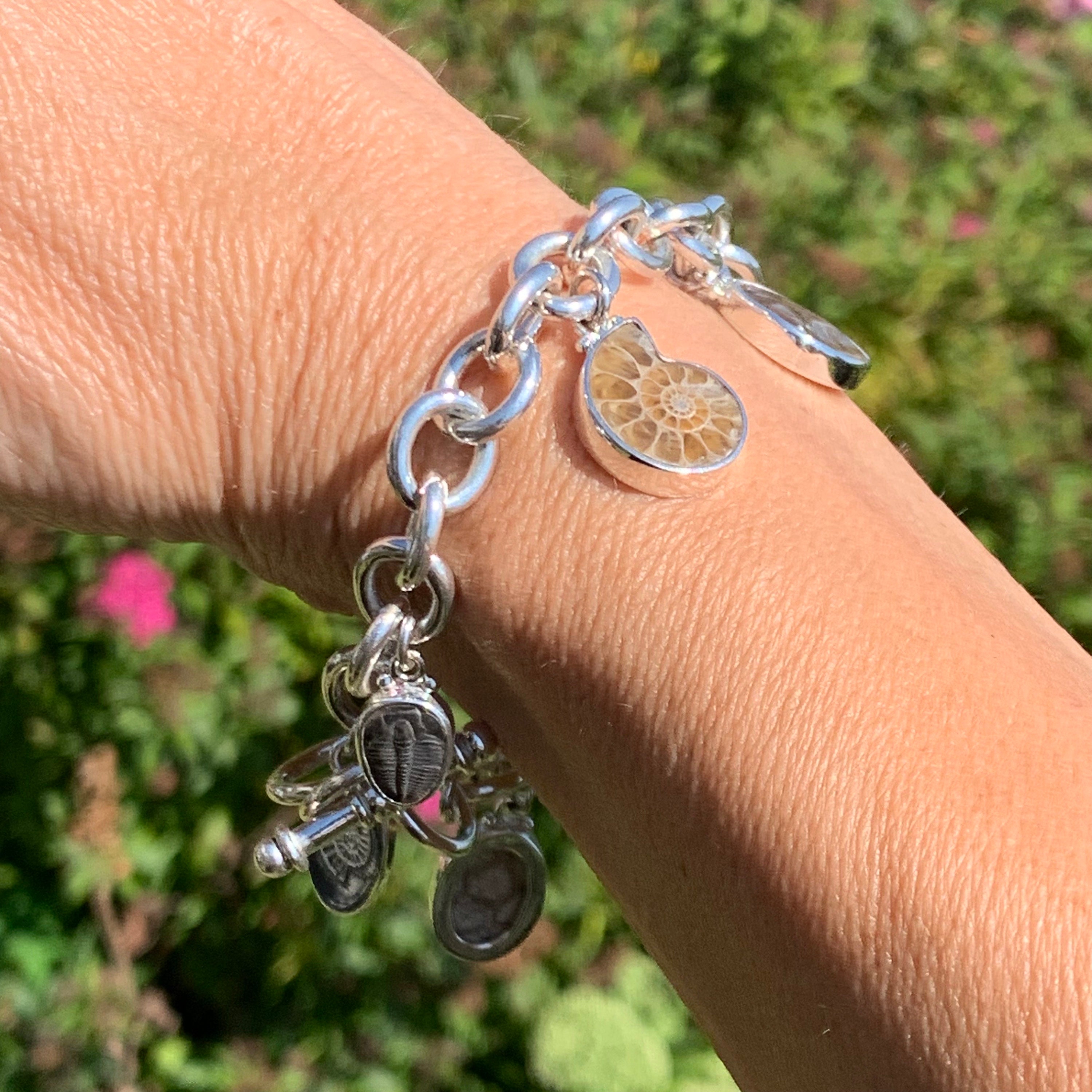 FOSSIL Bracciale Rigido In Argento Sterling, Donna, Lucido, Larghezza 7mm, Lunghezza Regolabile 16.5-19cm, JFS00563040