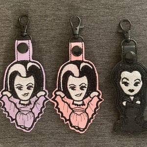 Ladies of Horror Custom, Gothic,Spooky KeyFob