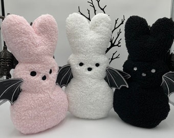 Batty Peep 16 Inch Tall, Batty Plush, Dark Easter, Gothic Easter, 16 inch Batty Peep