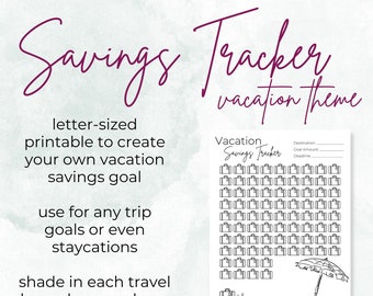 Vacation Savings Tracker