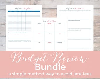 Budget Review Bundle