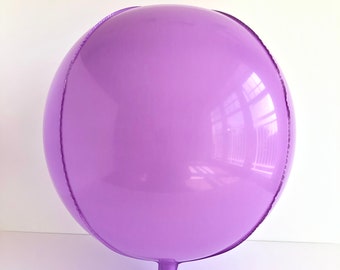 Ballon d’orbe violet pastel de 18 »