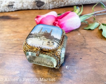 Vintage French/Parisian Souvenir Jewelry Box, c. 1890-1900 - #10 - Tracadero Paris