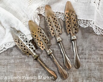 French Vintage Absinthe Spoons, c. 1950s - several sets available