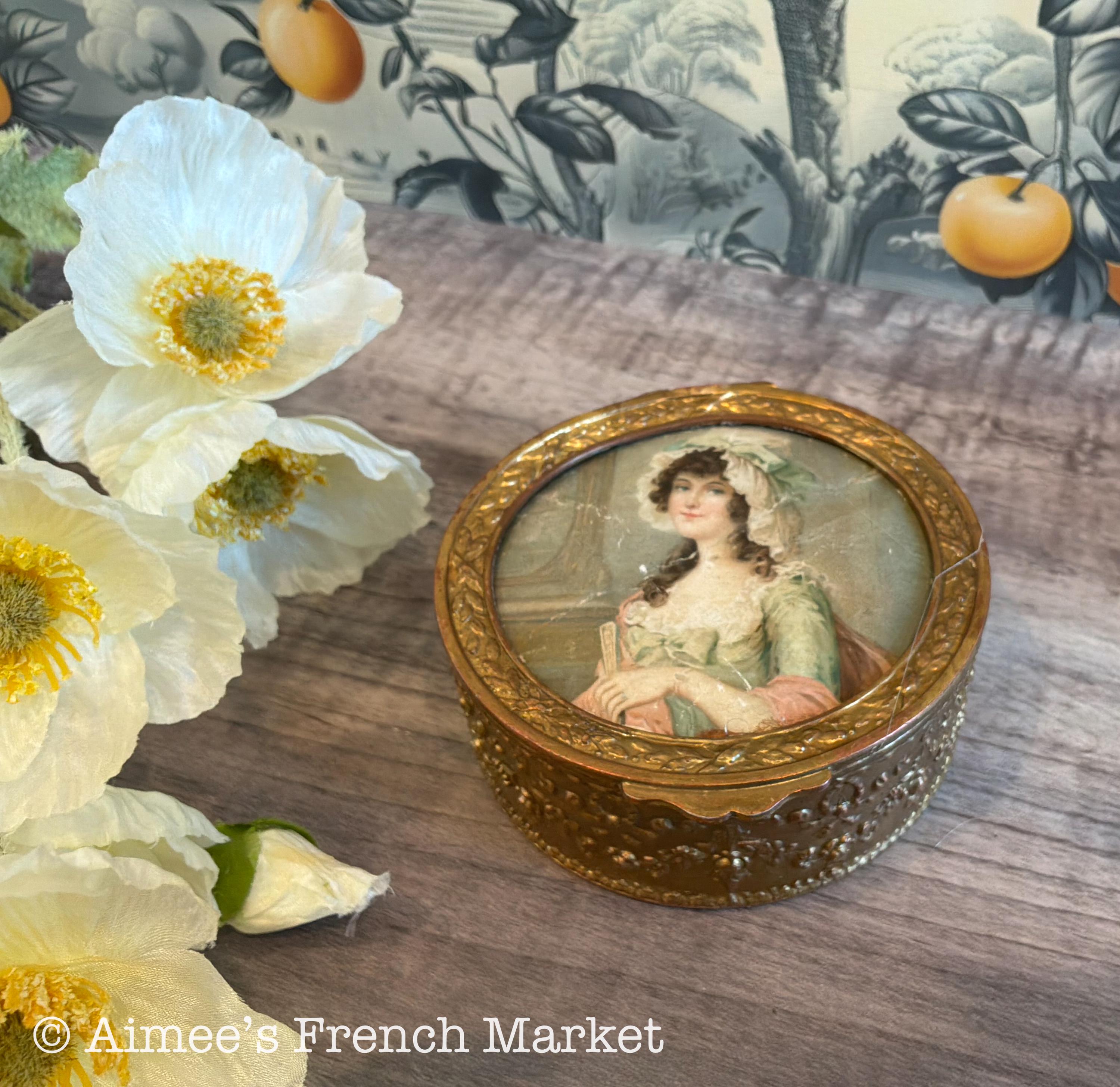 結婚式の贈り物　フランスアンティークボックス Antique French Brides Box - Etsy