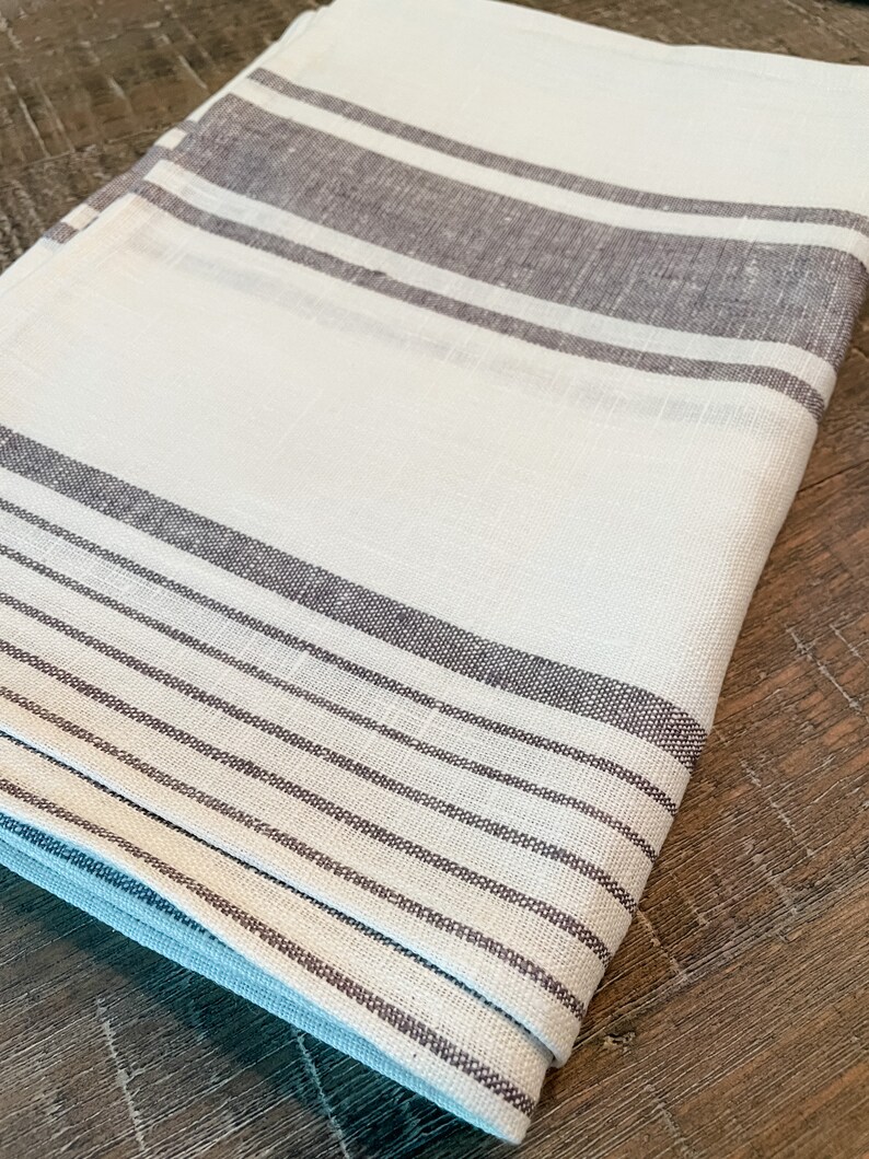 French Linen Placemats Handmade in France Set of 6 Etsy