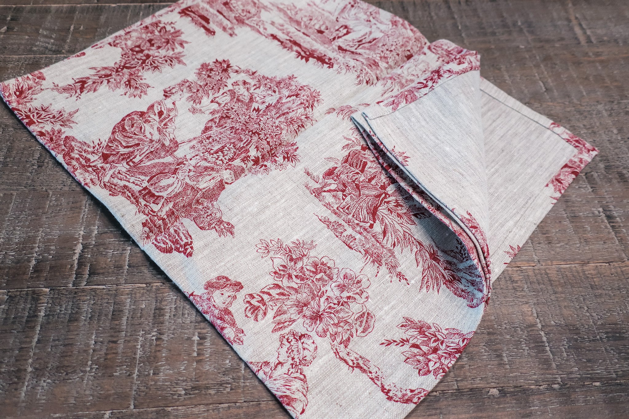 French Linen Table Runners Handmade in France Etsy