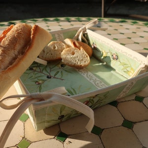 Handmade Provencal France Bread Baskets