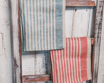 Handmade French Linen Kitchen Towels