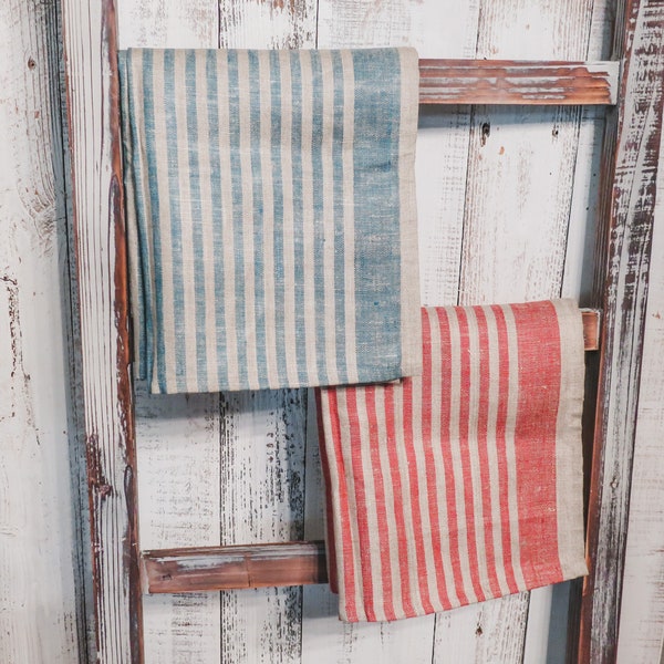 Handmade French Linen Kitchen Towels