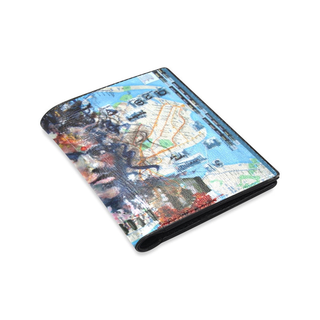 NYC Subway Map Wallet Wallet New York Art Nyc Map Wallet Etsy