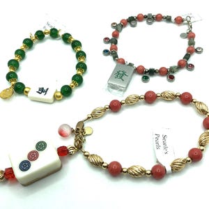 Jade Mahjong Bracelets