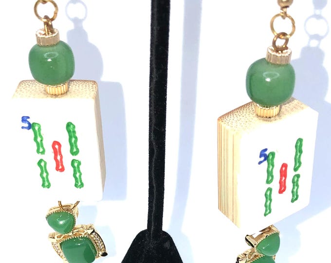 Mahjong Earrings