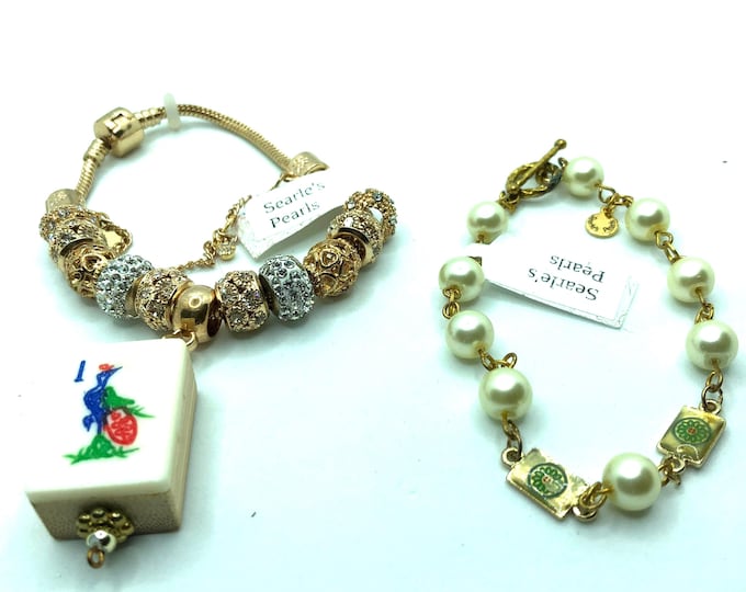 Unusual mahjong bracelets