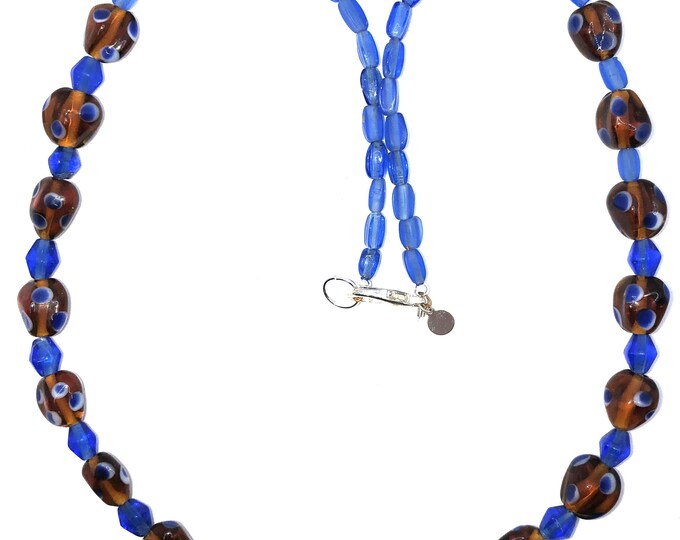 Unusual Glass Bead Necklace