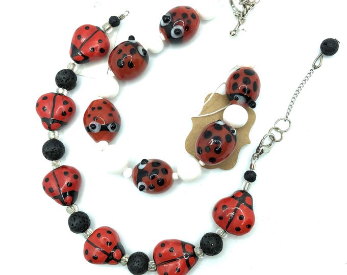 Lady Bug Bracelets
