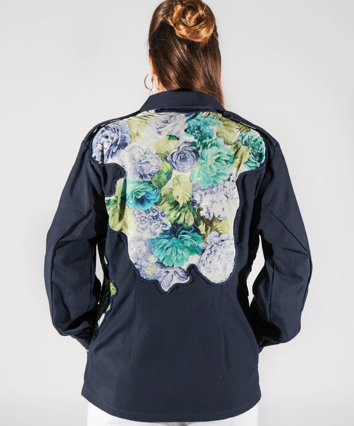 Embellished Military Jacket Etsy