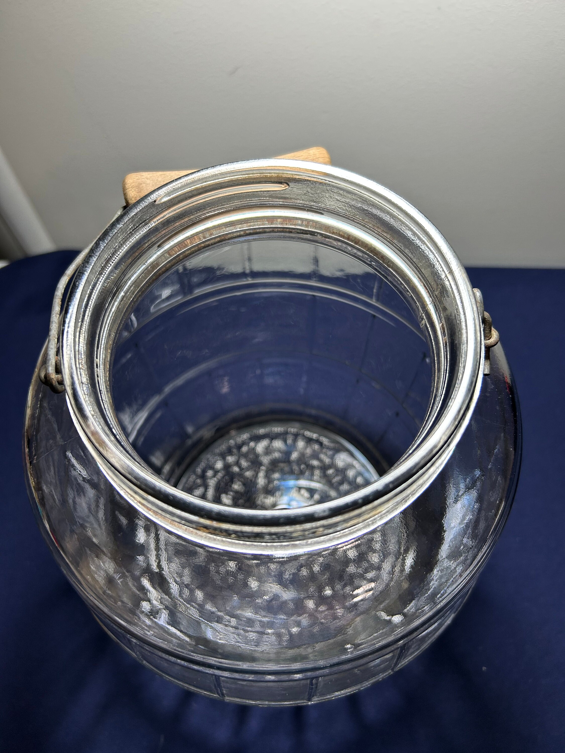 Vintage 2 1/2 Gallon Pickle Jar With No Lid and Wire Handle Etsy