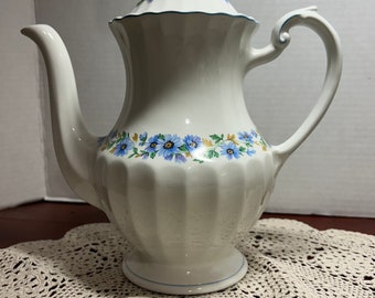 Vintage J &G Meakin England Classic White Tea Pot