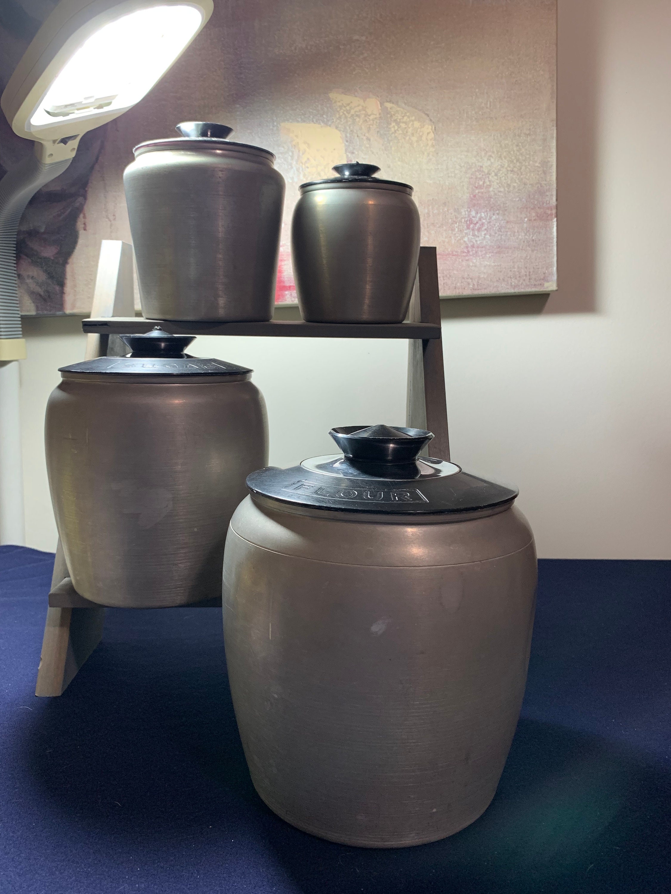 Kromex スパンアルミニウム 4キャニスターセット - Etsy 日本