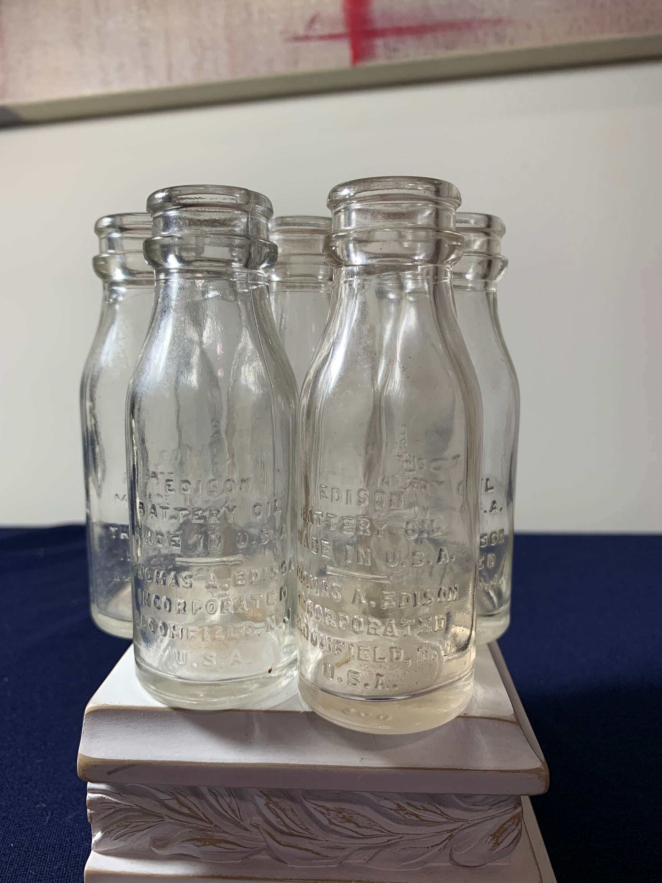 Thomas Edison Battery Oil Bottle Etsy