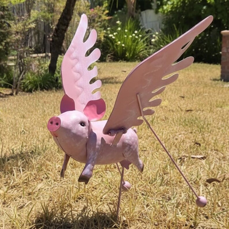 Pink Flying Pig Rocking Toy - Etsy