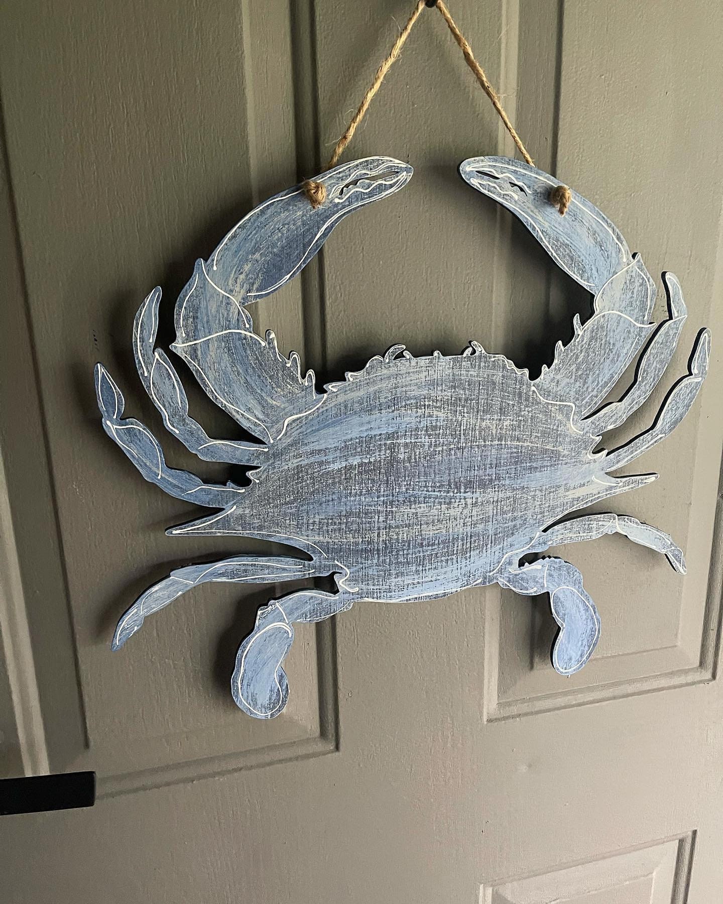 SVG & PDF TEMPLATE Crab Door Hanger