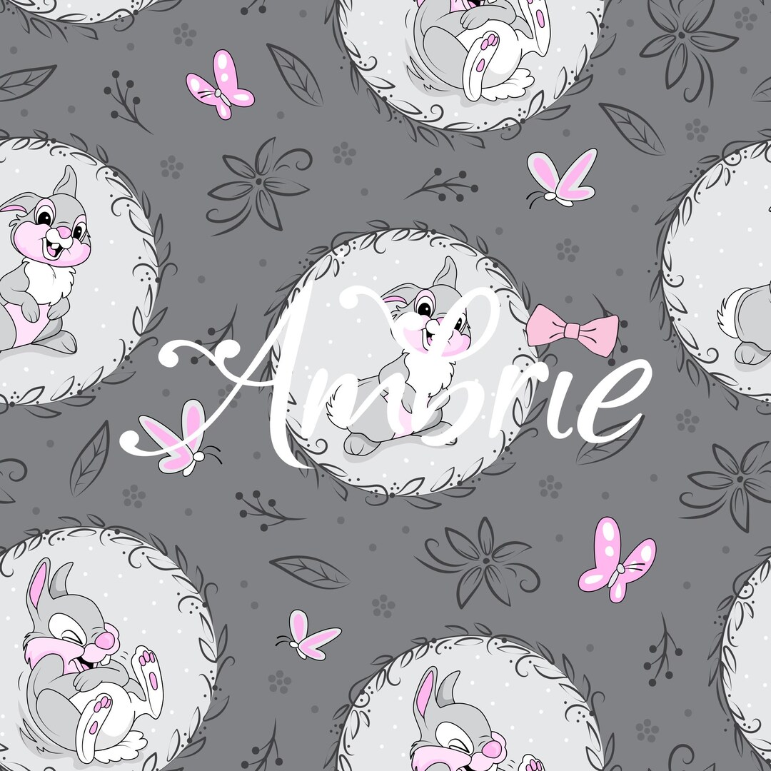 Thumper Seamless Pattern, Magical Cartoon Seamless Pattern, Fabric ...