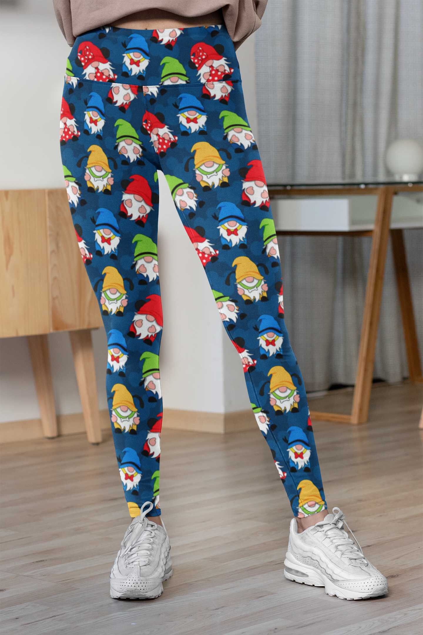 Gnomes Leggings With Pockets Women's Etsy