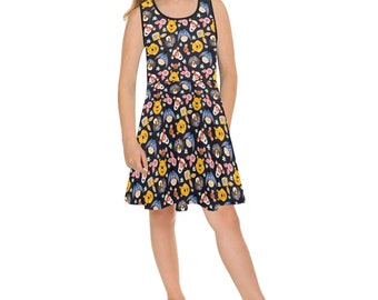 Hundred Acre Wood Friends Girls' Sleeveless Sundress