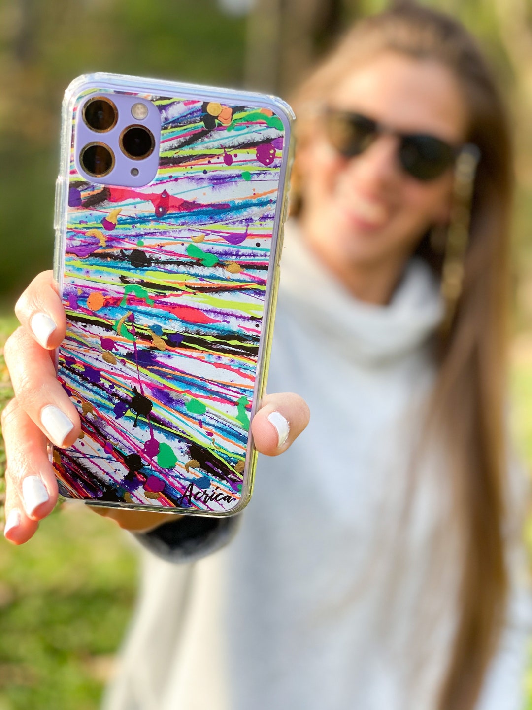 Coque Silicone IPhone 13 Motif Canard Cartoon - Protection Légère, Design Abstrait Et Coloré, Découpes Précises - 4