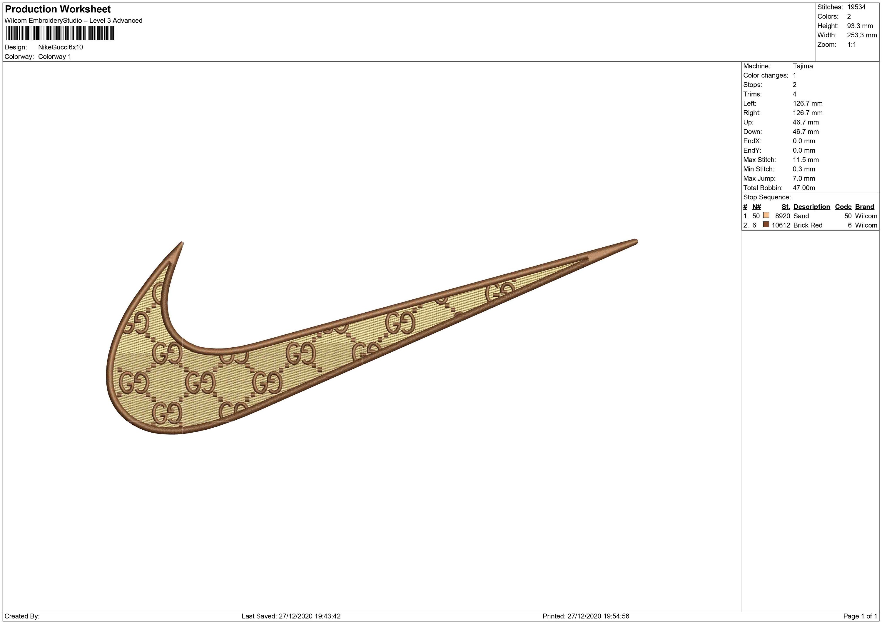 nike collab gucci