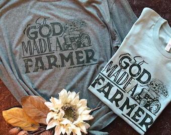 So God Made A Farmer Unisex Graphic Tee