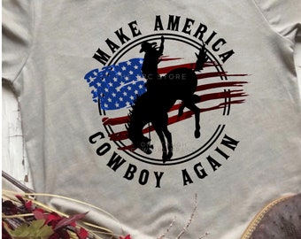 Make America Cowboy Again Unisex Graphic Tee