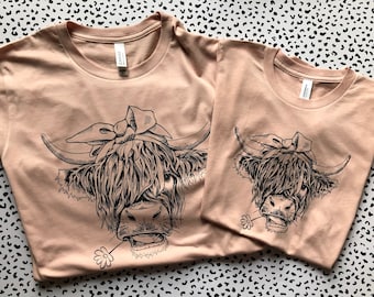 Youth/Toddler Shaggy Cow Tee