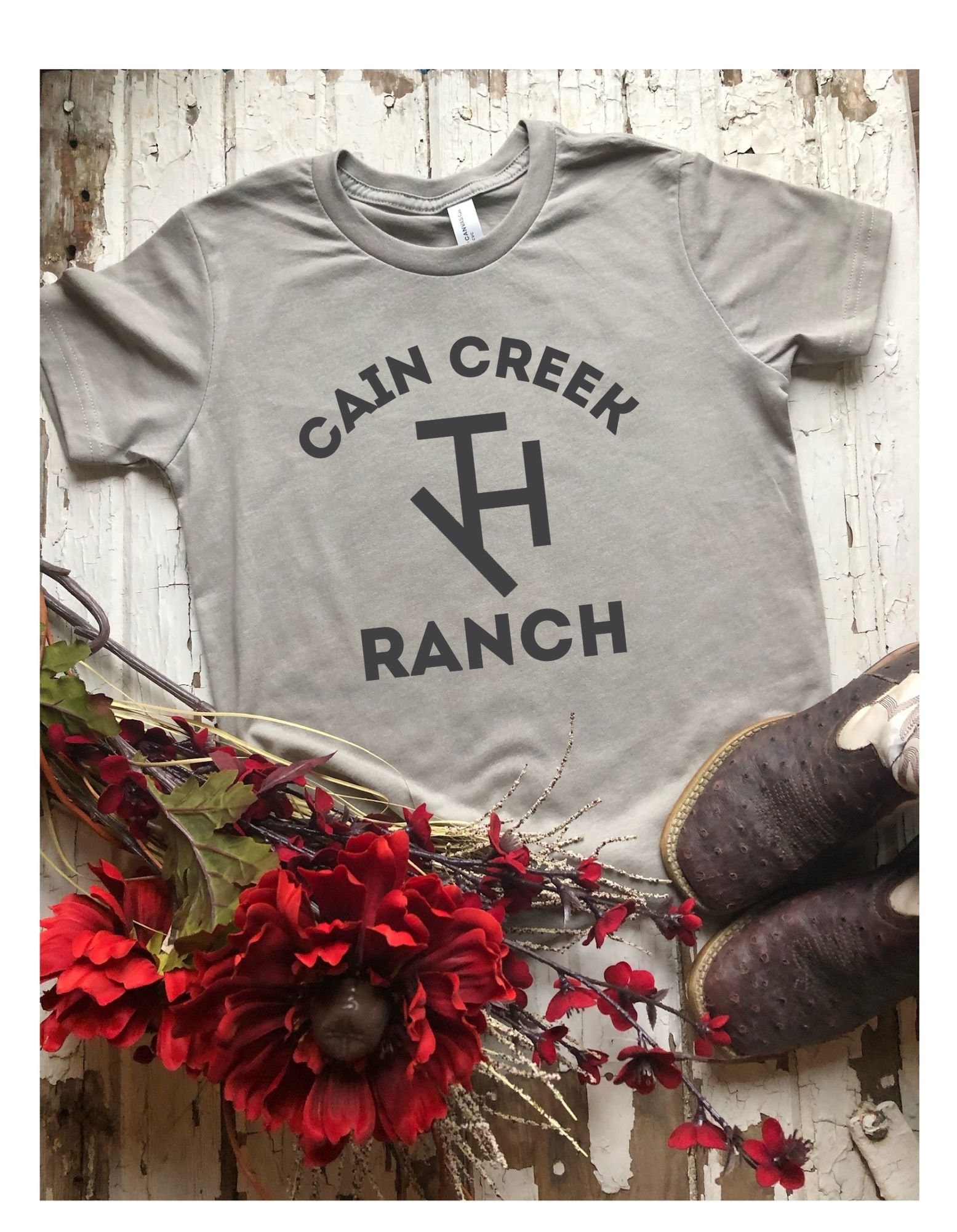 Personalized Ranch/Farm Brand TShirt Etsy