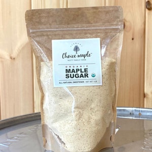 Organic & Kosher Maple Sugar - 1 lb